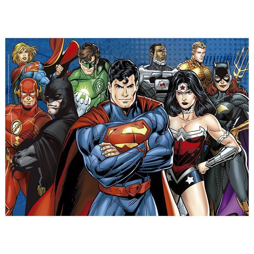 Puzzle 100 peças Liga da Justiça - Loja Grow