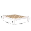 Ver imagem 2 de Cama Turca Queen Size Madeira Maciça Cor Branco Transforme Seu Espaço com Conforto e Elegância