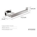 Ver imagem 3 de Papeleira Inox - Kromus Rt0302