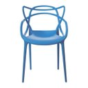 Ver imagem 3 de Kit 2 Cadeiras Allegra Sala de Jantar Azul -