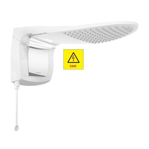 Ducha Chuveiro Acqua Wave Ultra Branco/cromado Lorenzetti 220v 6800w