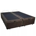 Ver imagem 3 de Cama Box Baú Bipartido Casal Blindado Suede + Colchão Casal Espuma Extra Firme D33 Elegance Ortopédi