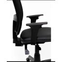 Ver imagem 4 de Cadeira Presidente Brizza Giratória Backsystem Nr17 com Braço 3d Assento Poliéster Plaxmetal Preta