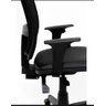 Cadeira Presidente Brizza Giratória Backsystem Nr17 com Braço 3d Assento Poliéster Plaxmetal Preta - 4