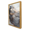Ver imagem 5 de Quadro Decorativo Abstrato Mármore Black Gray em Moldura Caixa Tacolado Moldura Trad 1cm Preta sem V