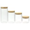 Ver imagem 1 de Jogo de Porta Mantimentos Bambus 4 Peças - Home Style