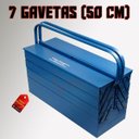 Ver imagem 1 de Caixa de Ferramentas 50cm 7 Gavetas Azul com Alça Superior Marcon