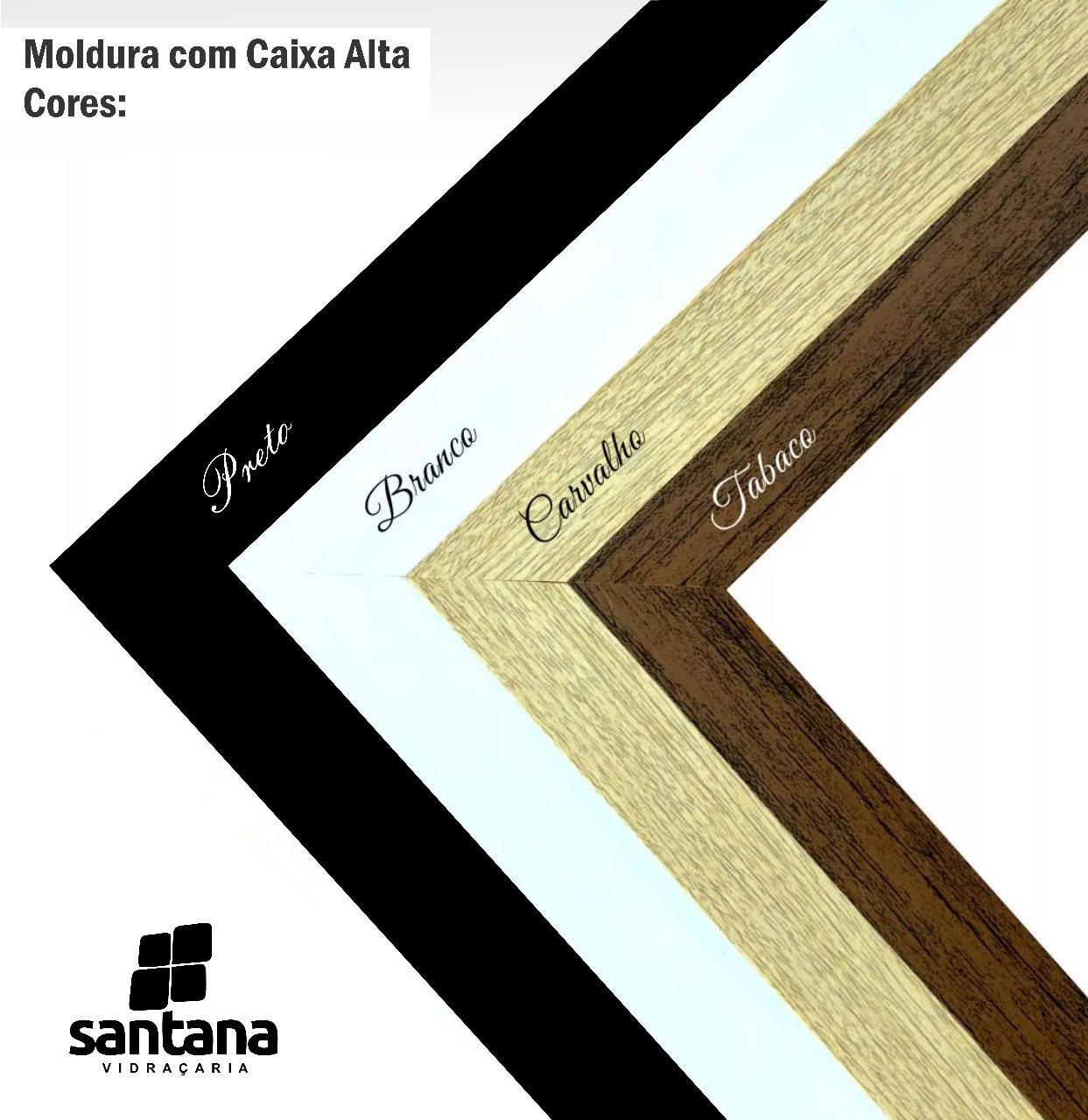 Quadro Decorativo Onça Pintada Moldura Caixa Alta 50x70 - Preto - 5