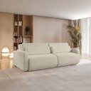Ver imagem 2 de Sofá 3 Lugares Blanket Retrátil/reclinável Linho Mescla 230cm