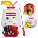 Ver imagem 2 de Pulverizador Bomba De Veneno Kawashima PCG2625 À Gasolina 2T Tanque Químico 25 Litros 25bar