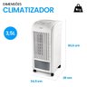 Climatizador de Ar Frio 3 em 1 Elgin Smart 3,5 Litros 220v - 9