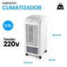 Climatizador de Ar Frio 3 em 1 Elgin Smart 3,5 Litros 220v - 10