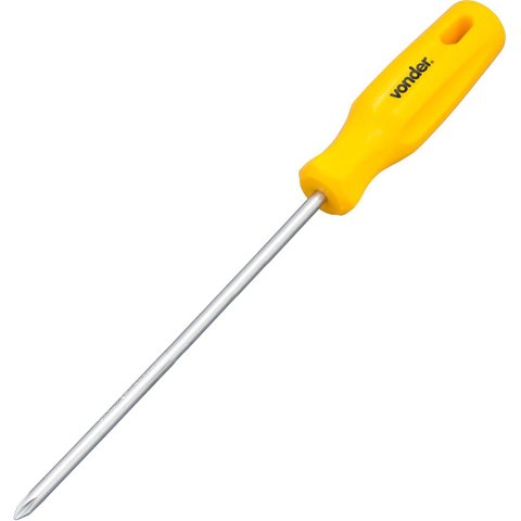 Chave phillips 3/16x6" n.1 cromo vanádio - Vonder