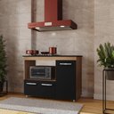Ver imagem 1 de Armário Balcão para Cooktop com Nicho Forno