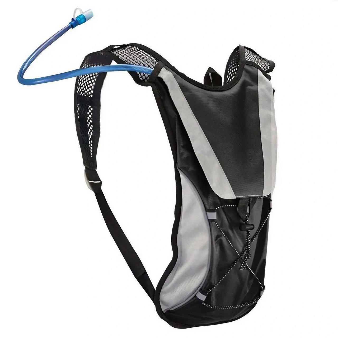 Mochila De Hidratação Com Refil 2 Litros Água Ciclista Trilha:Cinza - 2