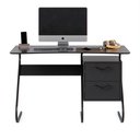 Ver imagem 2 de Escrivaninha Office 2 Gavetas Steel Preto