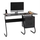 Ver imagem 6 de Escrivaninha Office 2 Gavetas Steel Preto