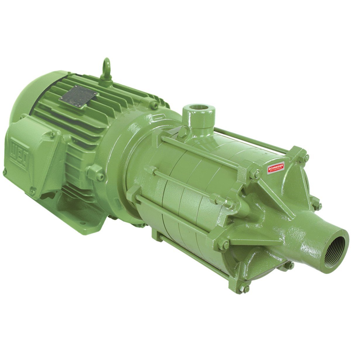 BOMBA CENTRIFUGA MULTIESTAGIO SCHNEIDER ME-IN 1750 N 5CV MONOFASICA 220/440V COM CAPACITOR - 1