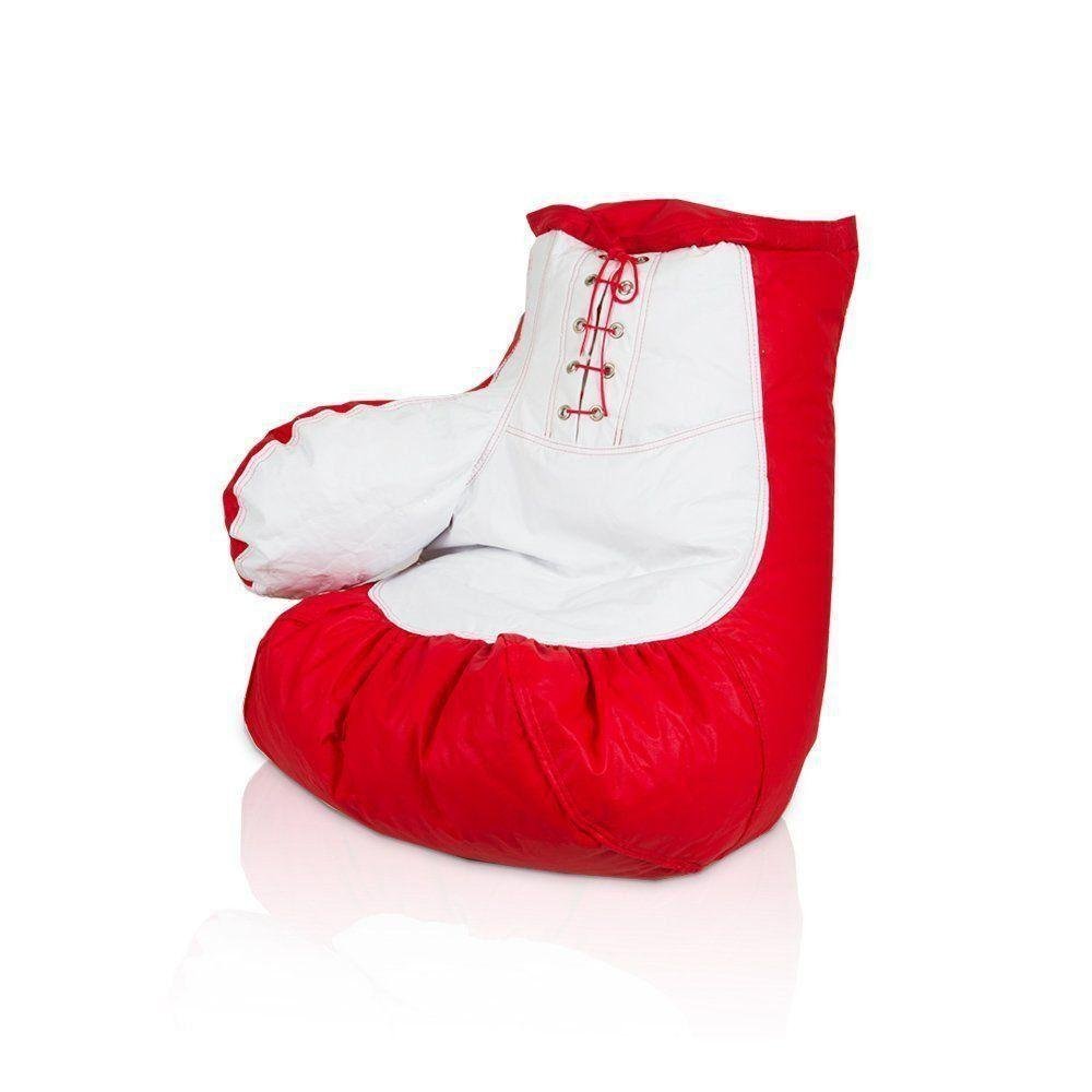 Puff Nobre Luva De Box Infantil Vermelho branco Stay Puff