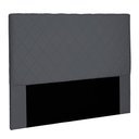 Ver imagem 1 de Cabeceira Decorativa King Size 1,95M Givenchy Suede Cinza - Gran Belo
