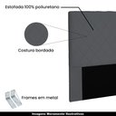 Ver imagem 3 de Cabeceira Decorativa King Size 1,95M Givenchy Suede Cinza - Gran Belo