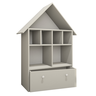 Casinha Organizadora de Brinquedos Infantil 100% Mdf Plancasa Off White - 7