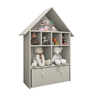 Casinha Organizadora de Brinquedos Infantil 100% Mdf Plancasa Off White - 8