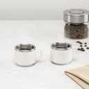 Ver imagem 2 de Kit 2 Xícaras para Café Tramontina em Aço Inox Branco 80 ml