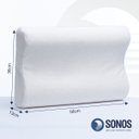 Ver imagem 4 de Travesseiro Sonos Puro Visco Nasa Cervical com 3 Alturas