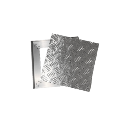 Tampa Alumínio 50 Cm Inspeção / Esgoto / Gordura / Cisterna / Telefone
