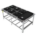 Ver imagem 1 de Fogão Industrial Inox Gastromaq 6 Bocas Duplas Centro com Chapa Fgi406cdch