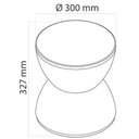 Ver imagem 2 de Kit 2 Banquetas Hydro Assento Color Base Cristal Vermelho