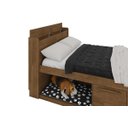 Ver imagem 5 de Cama Casal Framar 1,38 Pet Puppy MDF e MDP Malbec