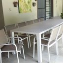 Ver imagem 2 de Conjunto com Mesa Ripada Retangular + 12 Cadeiras