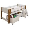 Cama Infantil Escadinha Naty Branco/Amendoa - 2