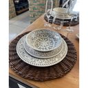 Ver imagem 3 de Kit 12 Bowl Melamina Mandy Gray 19cm Muito Resistente Piscina Praia Material Tipo Plastico Rigido