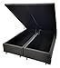 Ver imagem 3 de Cama Box Cinza Suede Bau Queen Size Blindada Super Reforçada