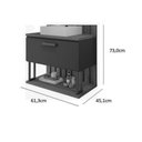 Ver imagem 4 de Gabinete para Banheiro 60 Cm 100% Mdf Nicho 1 Porta Basculante Duna Mgm Móveis Cimento/freijo