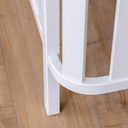 Ver imagem 6 de Conjunto Berço 2 em 1 Vira Mini Cama Branco Fosco e Cômoda Grande Branco com Carvalho Malva