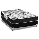 Ver imagem 1 de Cama Box Casal: Colchão Espuma D33 Luckspuma Supreme + Base CRC Suede Black(138x188)