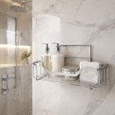 Ver imagem 7 de Suporte para Shampoo Cromado Metal Adesivo sem Furo Goldenx