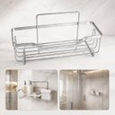 Ver imagem 1 de Suporte para Shampoo Cromado Metal Adesivo sem Furo Goldenx