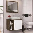 Ver imagem 1 de Conjunto Gabinete de Banheiro Completo com Cuba 60cm