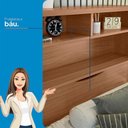 Ver imagem 6 de Cama Solteiro com Gavetas Invicta Jatobá Acetinado - Santos Andirá