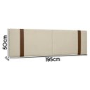 Ver imagem 6 de Painel Suspenso Cabeceira Dobrável Pietro para Cama Box King Size 195cm Boucle:bouclê Bege