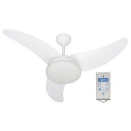 Ventilador de Teto Tron Itaparica Max Branco 3 Pás com Controle Remoto - 220V - 1 Ventilador de Teto Tron Itaparica Max Branco 3 Pás com Controle Remoto - 220V - 1