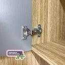 Ver imagem 7 de Cozinha Compacta 4 Peças Balcão 120cm com Tampo Versalhes Branco/Freijó/Soft