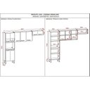 Ver imagem 3 de Cozinha Compacta 4 Peças Balcão 120cm com Tampo Versalhes Branco/Freijó/Soft