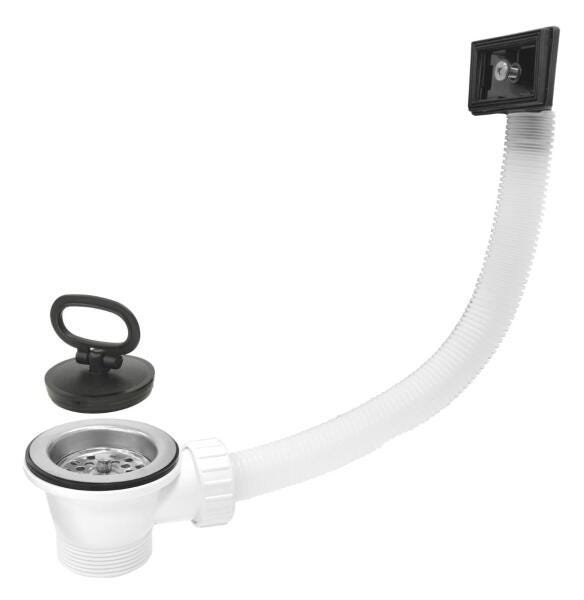 Valvula 3 Com Escape Para Pias E Cubas - 1