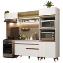 Ver imagem 3 de Armário de Cozinha Completa 260cm Branco Reims Madesa 07